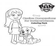 Printable canine companions for independence coloring pages