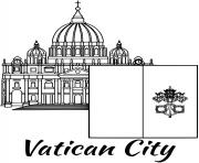 vatican flag st peters basilica