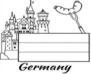 germany flag castle