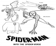 Spider Man Into the Spider Verse Villains
