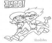 Robin and friend Teen Titans Go
