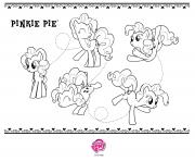 Printable pinkie pie my little pony coloring pages