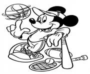 mickey mouse sport cartoon