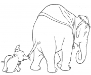 dumbo walks with his mother