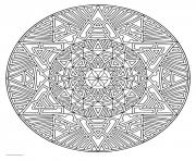 mandala for adult geometric art therapy