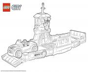Printable Lego City Boat Transport Ferry coloring pages