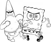 spongebob squarepants patrick angry