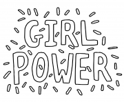 girl power hand lettering