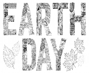 earth day adult activite art anti stress