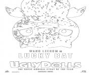 Printable lucky bat uglydolls coloring pages