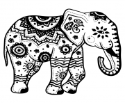 elephant pattern india