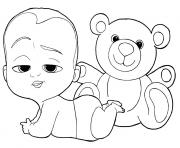 Boss Baby and Teddy Bear