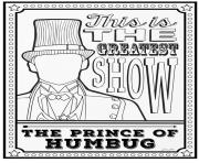 The Greatest Showman The Prince of Humbug