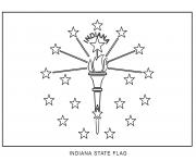 indiana flag US State