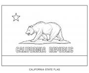 california flag US State