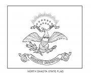 north dakota flag US State