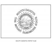 south dakota flag US State