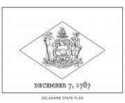 delaware flag US State
