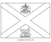 alabama flag US State