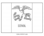 iowa flag US State
