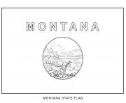 montana flag US State