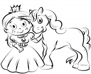 princess with unicorn