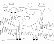 cow animal simple