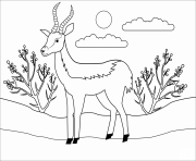 antelope animal simple