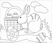 easter bunny animal simple