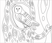 barn owl animal simple