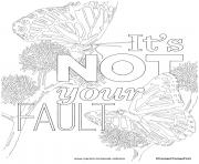 its not your fault