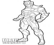 Printable Omega from Fortnite Season 8 coloring pages