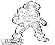 Printable Zenith skin from Fortnite Season 7 coloring pages