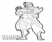 Printable The Prisoner stage 4 skin from Fortnite coloring pages