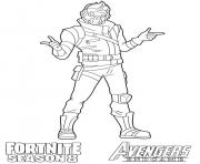 Printable Starlord Fortnite Avengers Endgame coloring pages