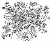 complex flower vase 1740 mural tile