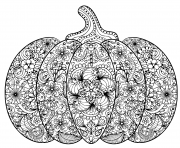 pumpkin illustration hand drawn vegetable in zentangle style tribal totem for tattoo adult
