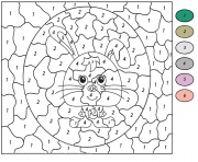 Printable rabbit color by number free printable online crossword puzzles for adults coloring pages