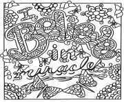 Printable i believe in miracles coloring pages