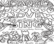 dance love sing live