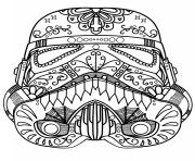 Printable star wars mandala trooper coloring pages