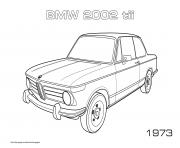 Printable Bmw 2002 Tii 1973 coloring pages