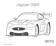 Printable Jaguar Rsr 2010 coloring pages