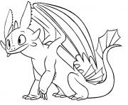 Printable Toothless Night Fury Dragon coloring pages