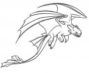 Printable Toothless fastest Dragon coloring pages