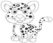 Baby Cartoon Leopard