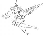 Printable Disney fairy coloring pages