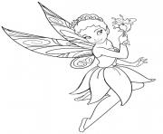 Printable disney fairy girls coloring pages