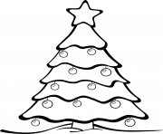 easy christmas tree drawing