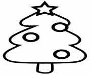 simple children christmas tree